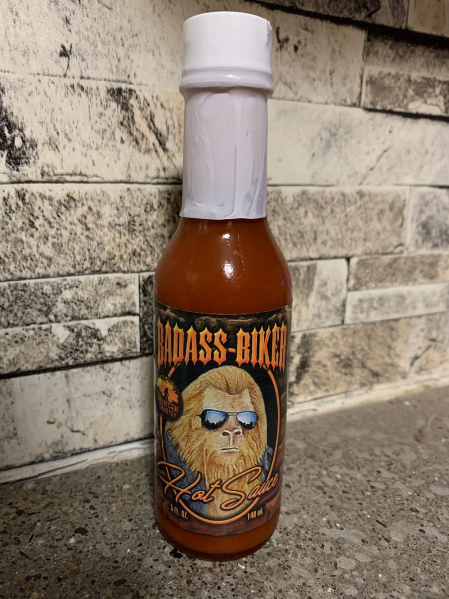 Badass Biker hot sauce by Squatchin' Country