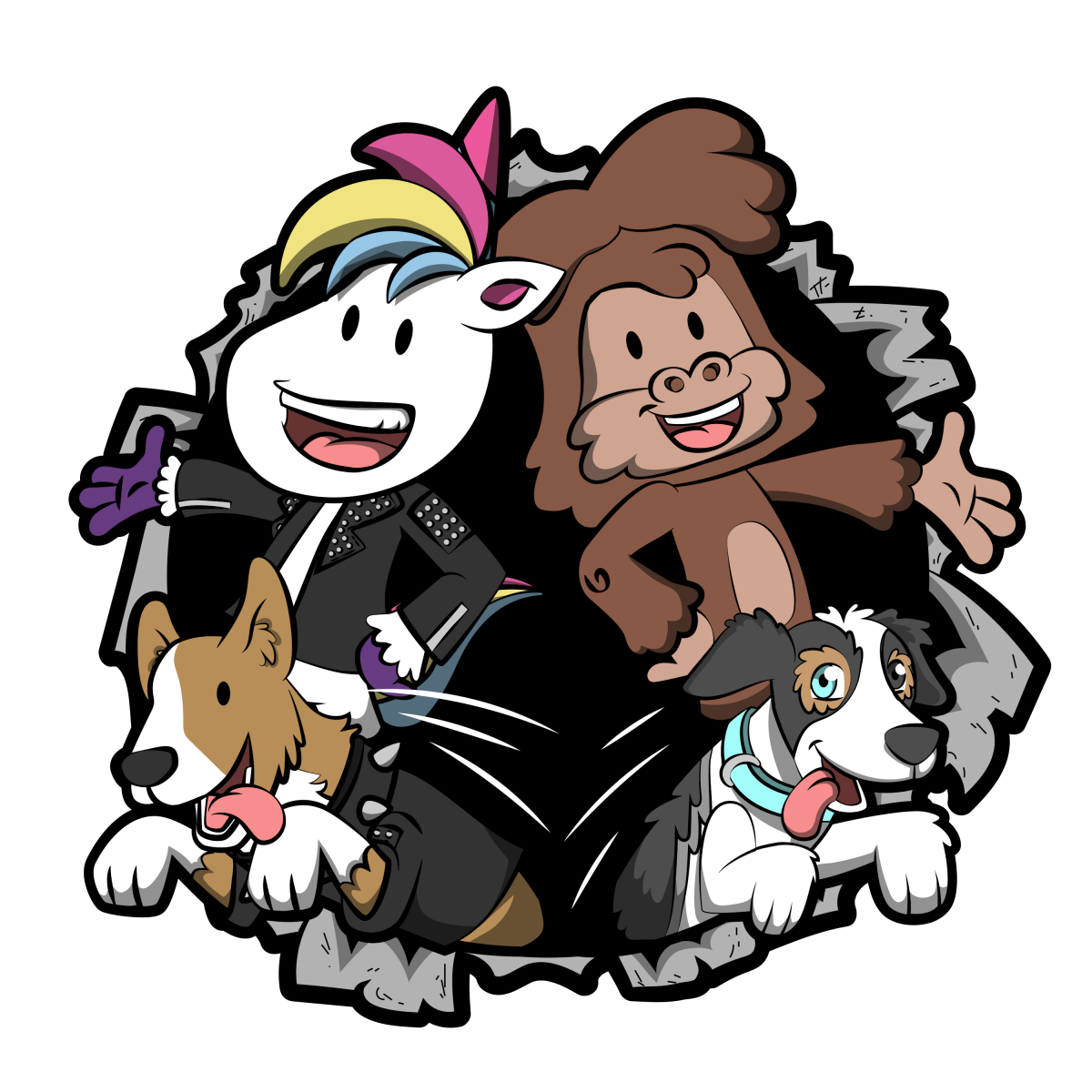 Sammie Squatch and friends